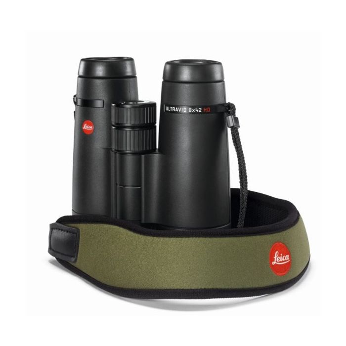 krijgen Panorama Archaïsch Leica Neoprene binocular strap olive green